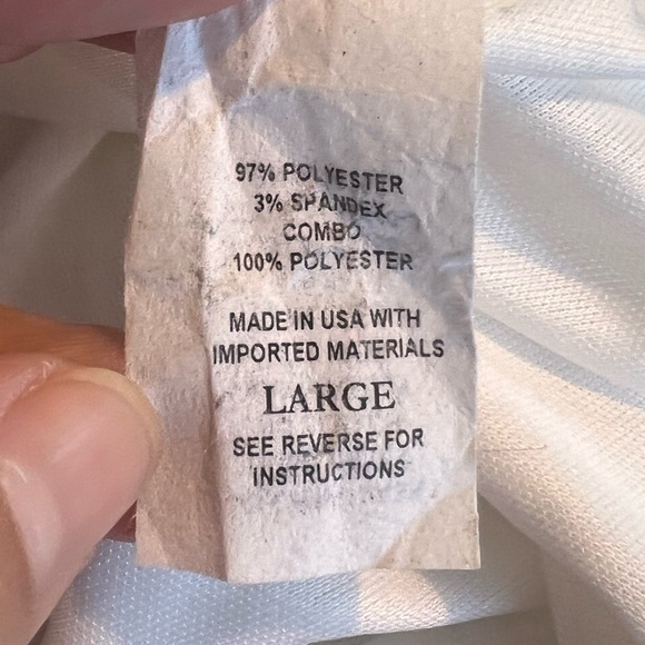 White midi dress size large - Picture 5 of 7